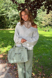 "Emmie" sweater grey