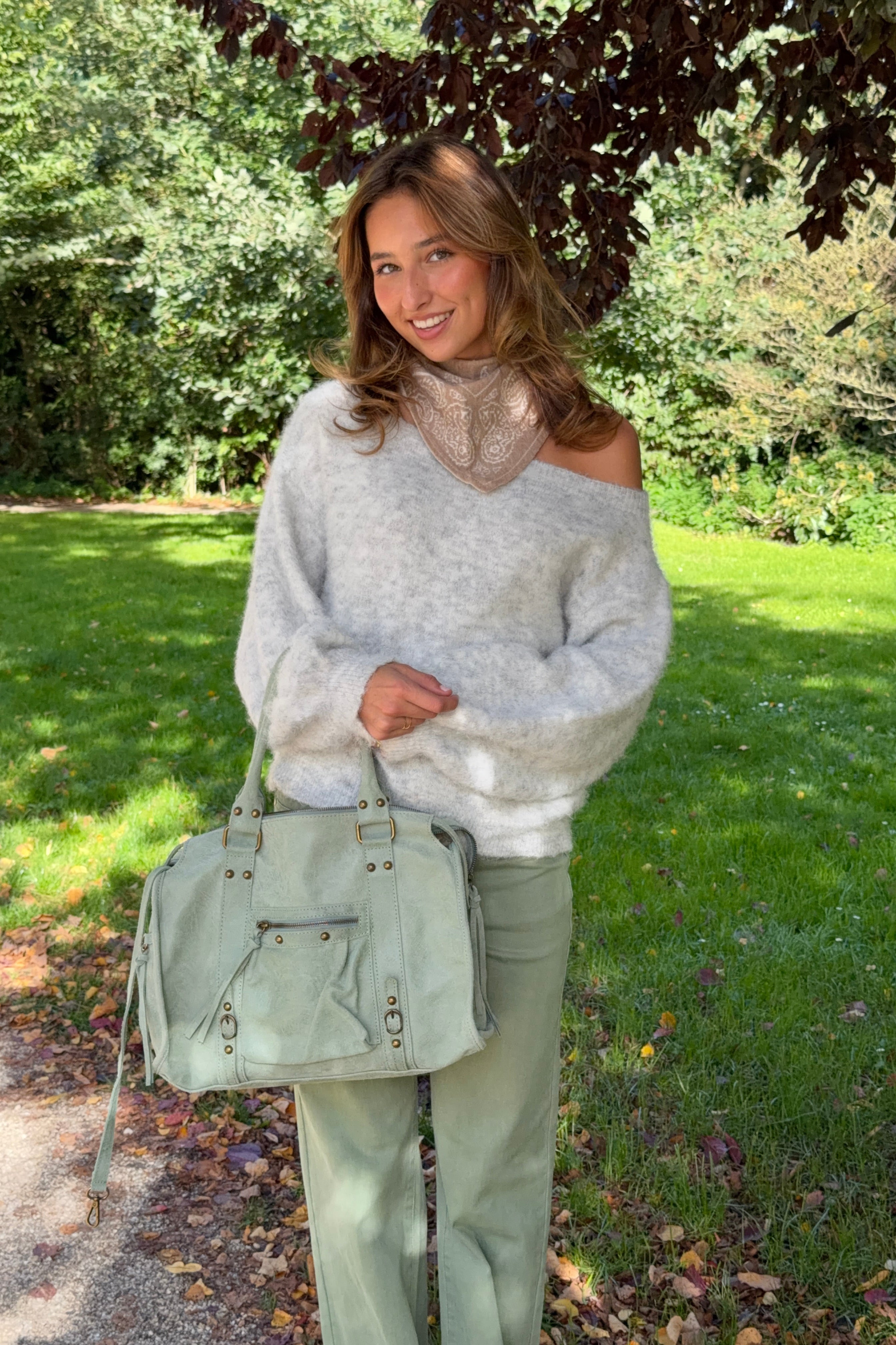 "Emmie" sweater grey