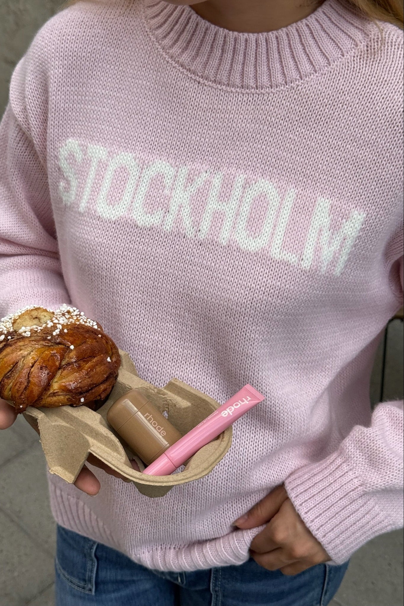 "Stockholm" sweater light pink