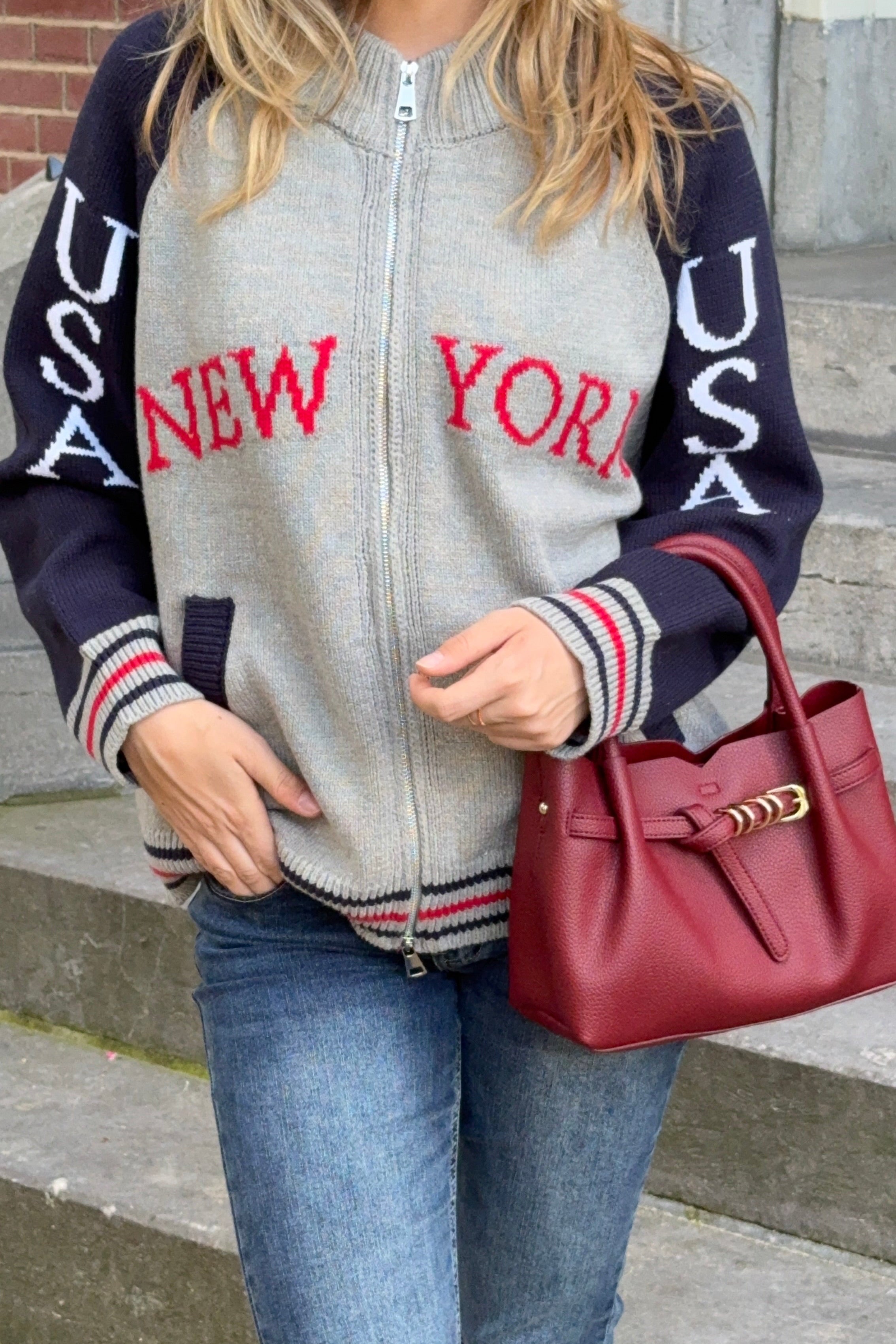 "Mia" bag bordeaux