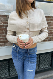"Chloe" cardigan beige