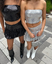 "Bright" skirt black