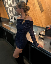"Ellie" dress navy