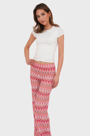 "Fiore” pants pink