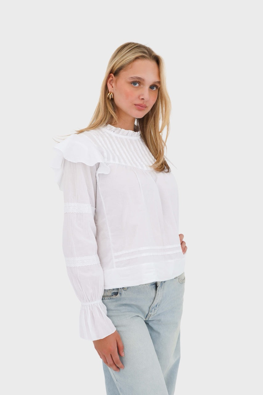 "France" blouse white