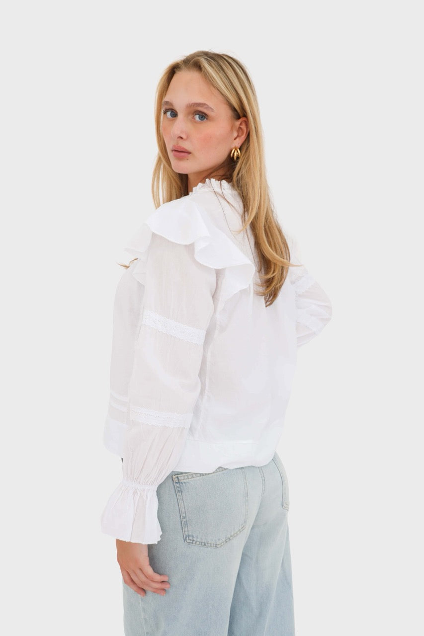 "France" blouse white