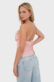"Lagoon" top pink