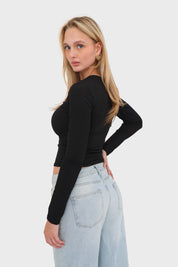 "Basic" top black