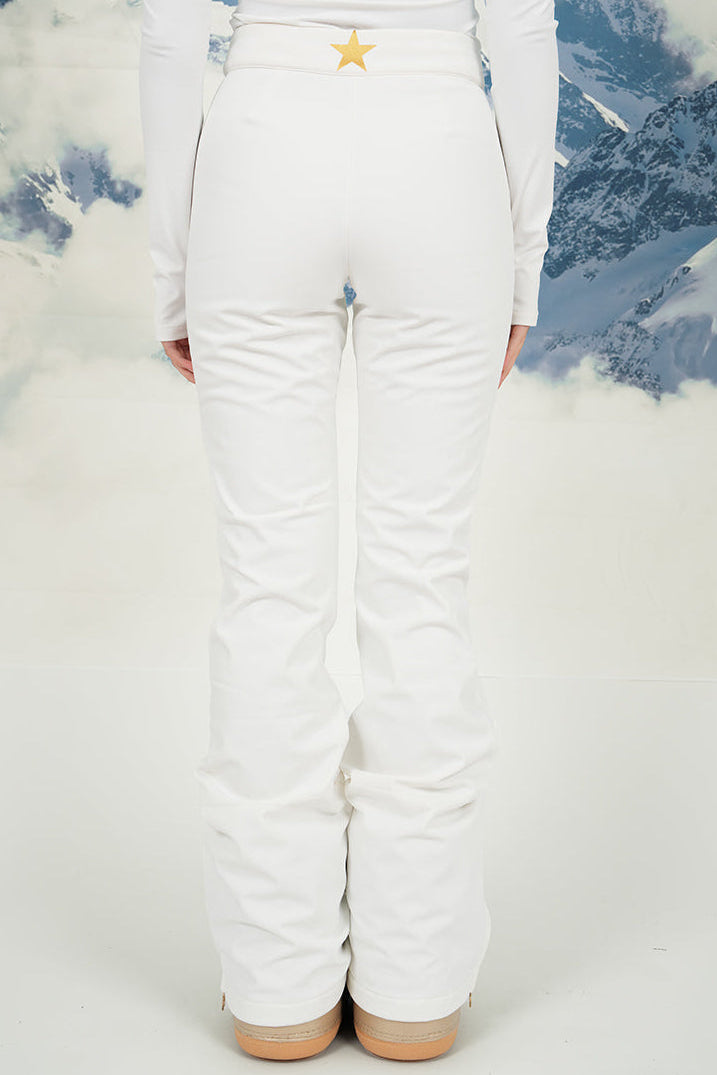 "Snowfall" ski pants white