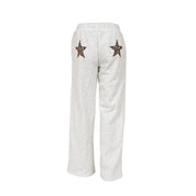 "Relaxed leopard" pants grey
