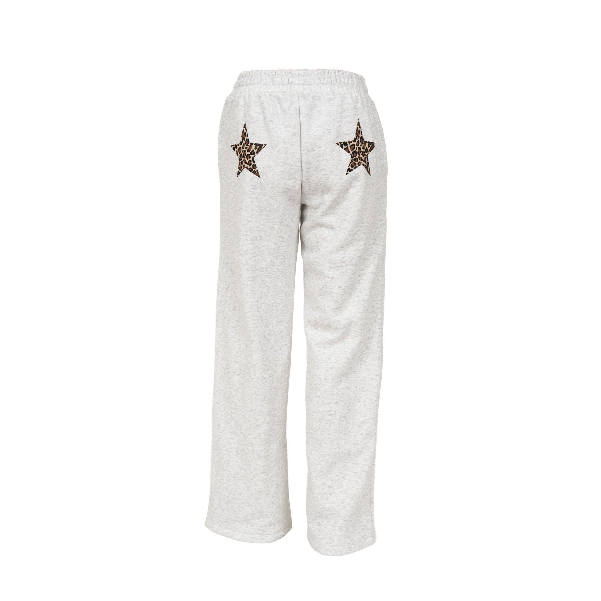 "Relaxed leopard" pants grey