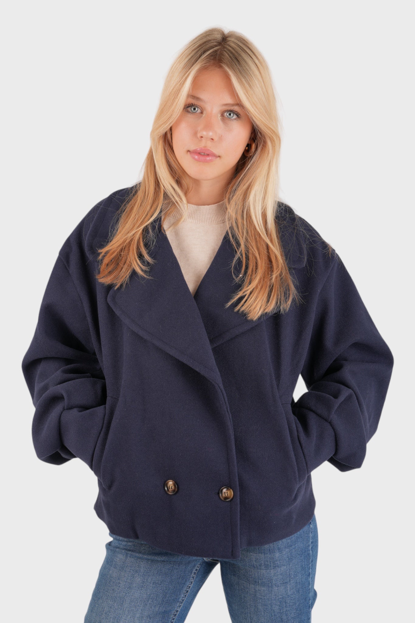 Fall coat navy