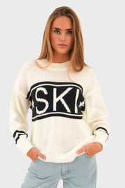 Jersey "Ski" azul marino