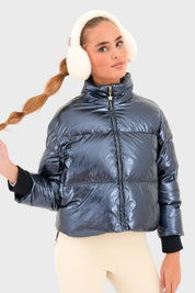 Puffer "Frosty" azul marino