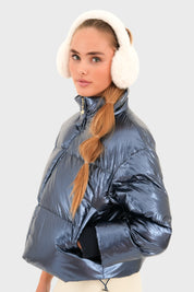 Puffer "Frosty" azul marino