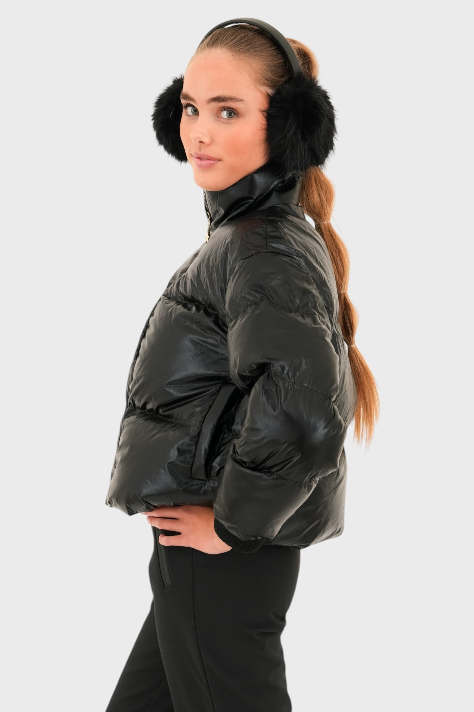 Puffer "Frosty" negro