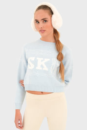Pull "Apres ski" bleu