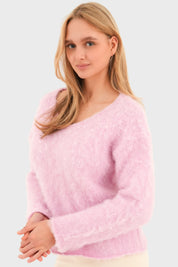 "Furry" genser rosa