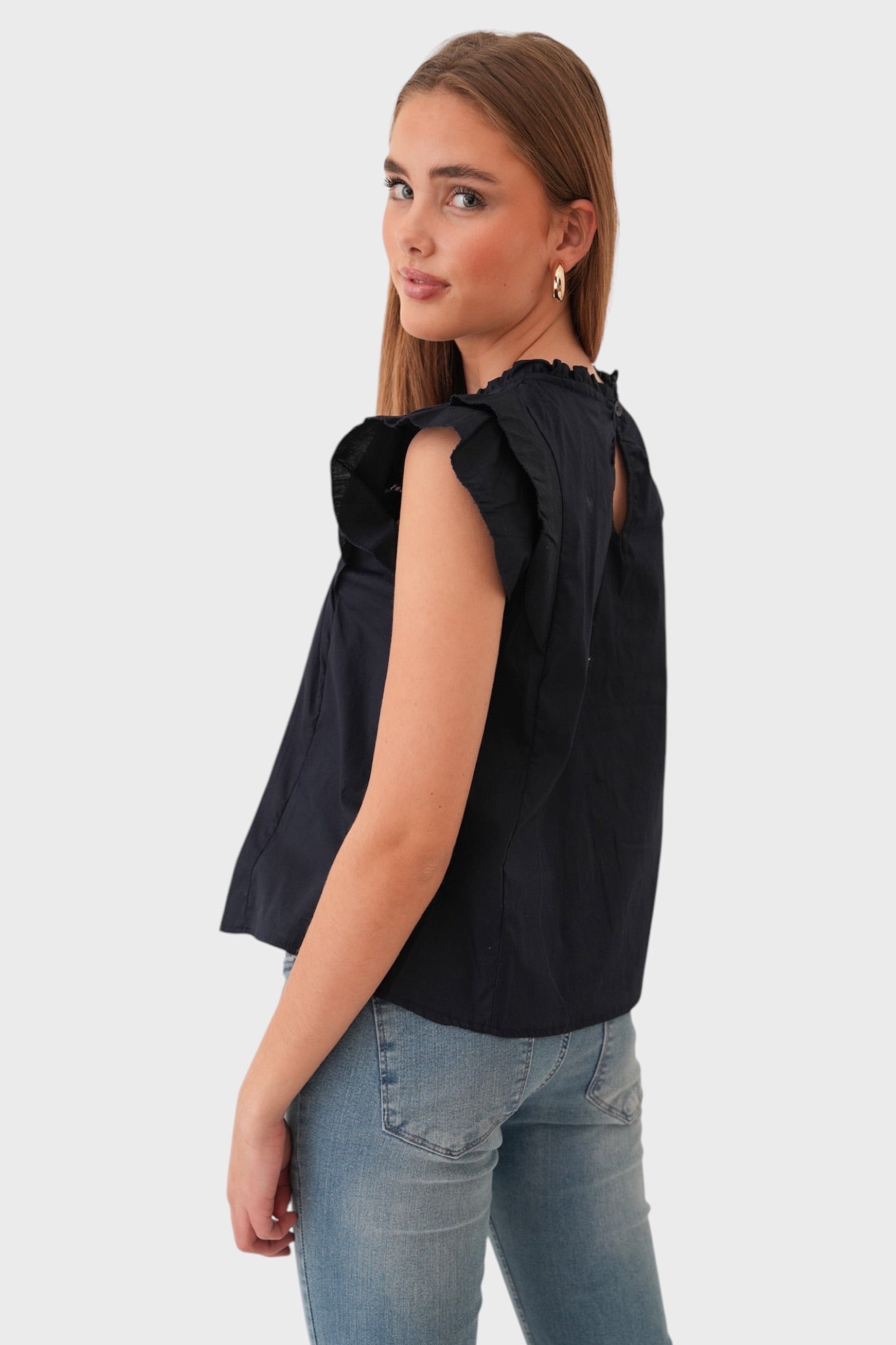 "Blusa de ensueño" azul marino