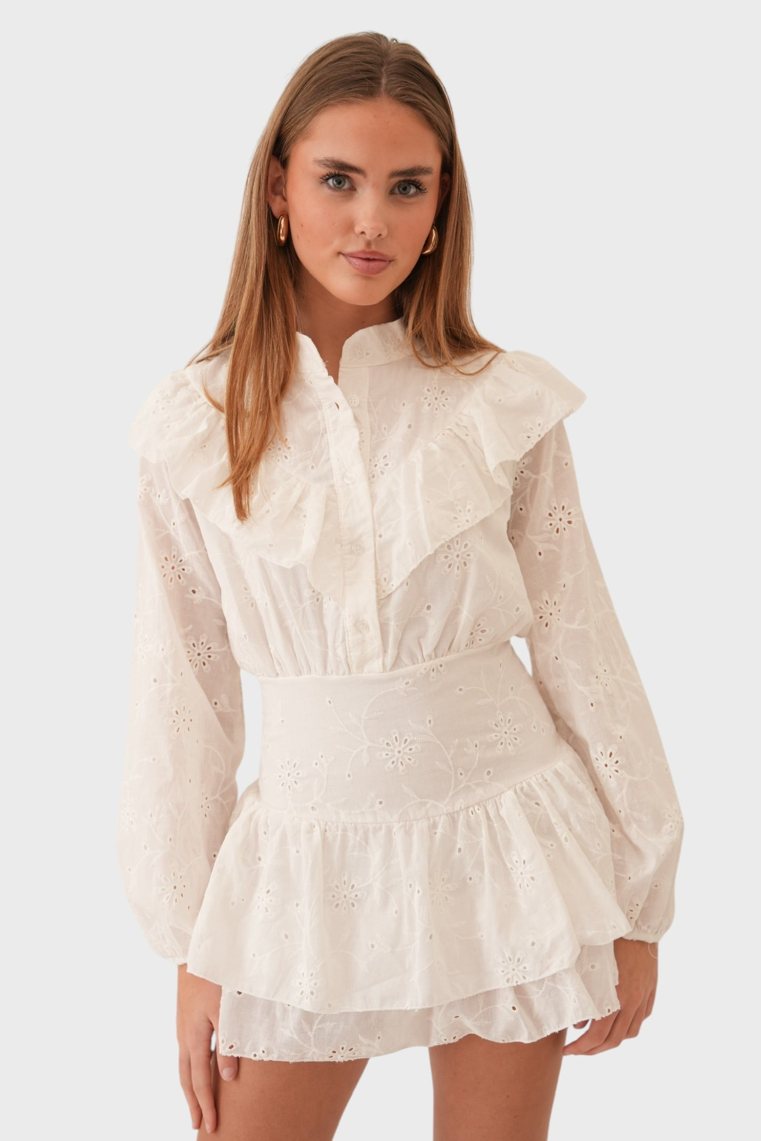 Robe "Toscane" blanche