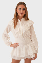 Robe "Toscane" blanche