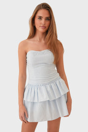 Vestido "Coco" azul claro