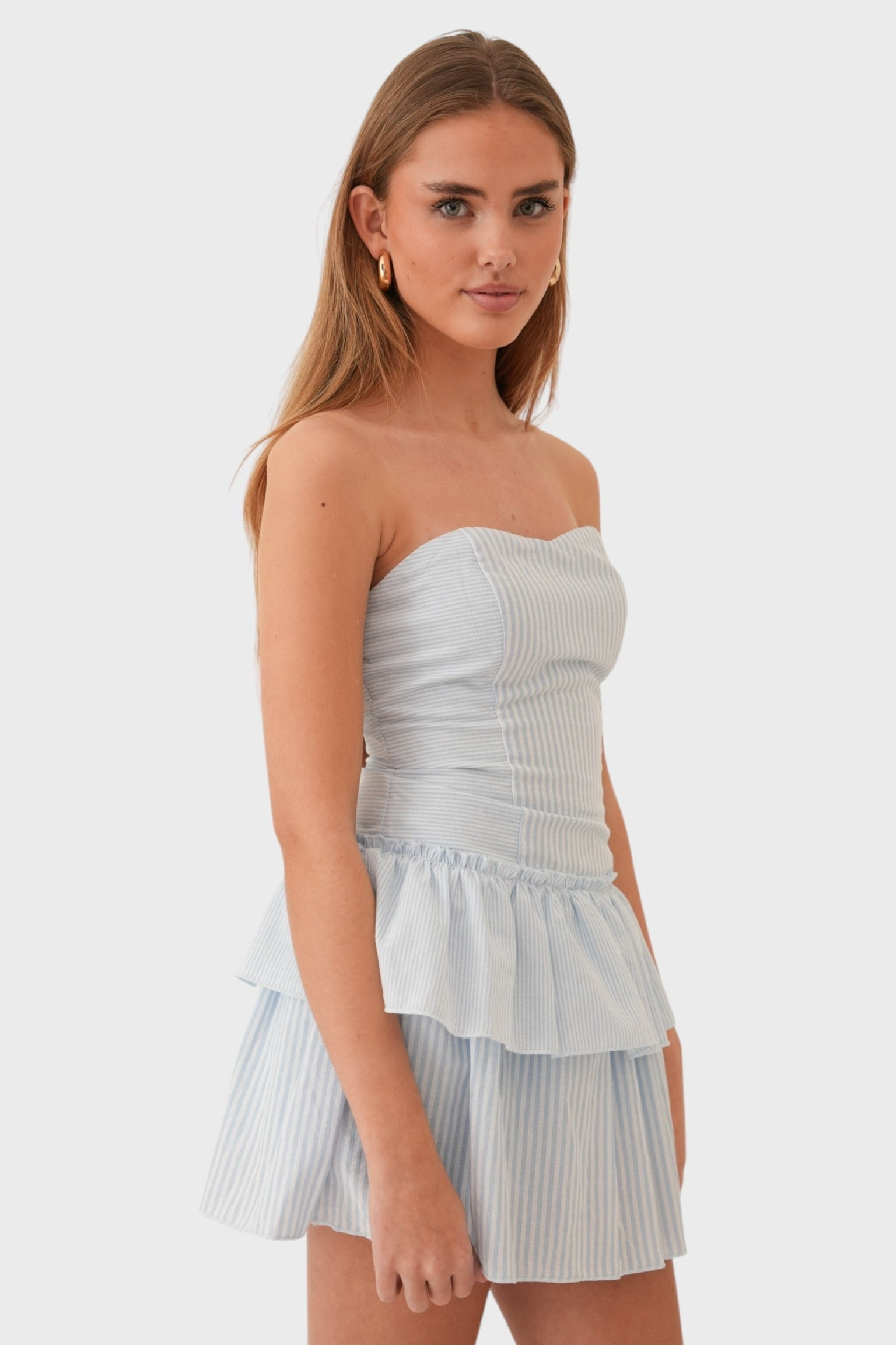 Vestido "Coco" azul claro