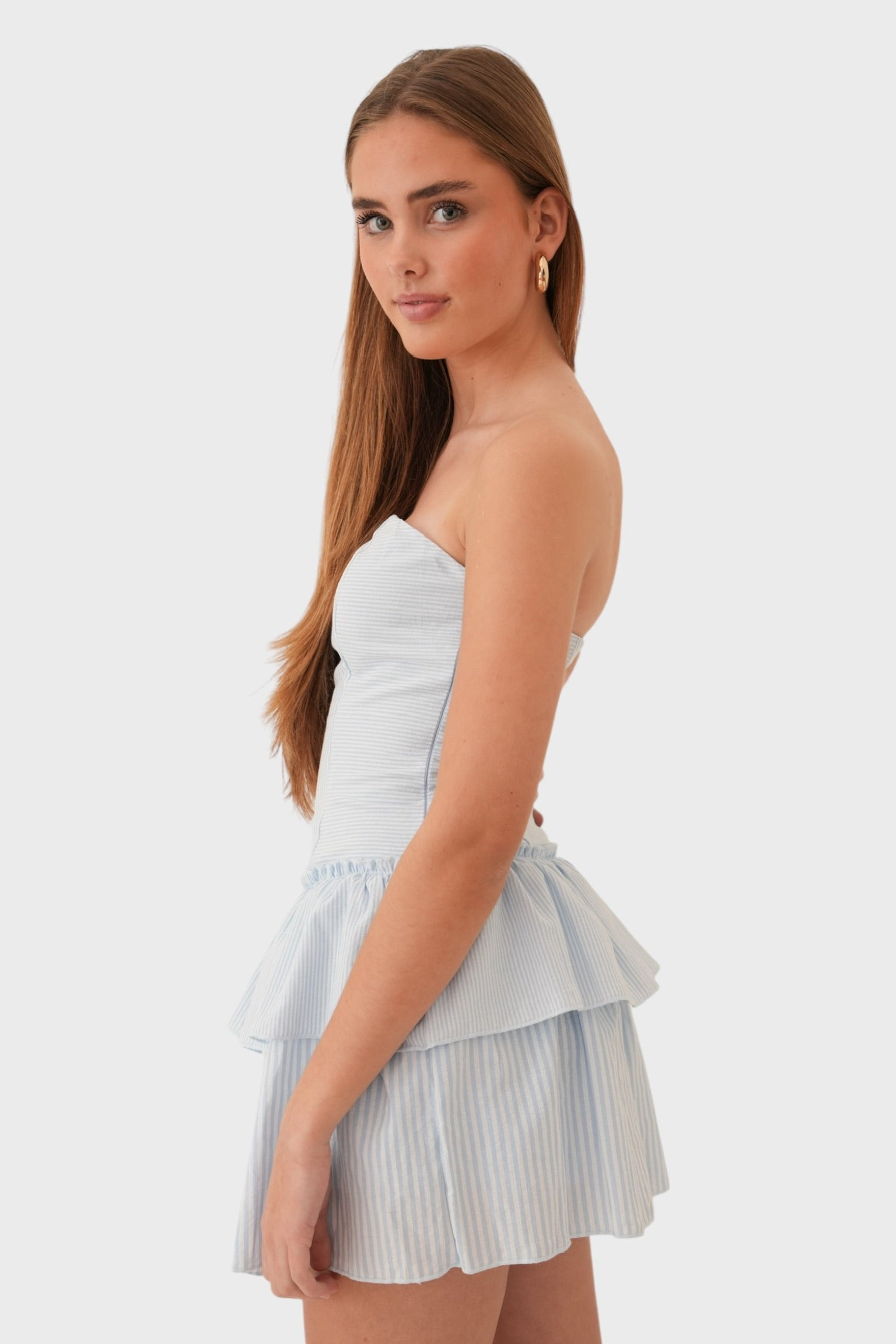 Vestido "Coco" azul claro
