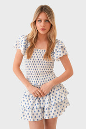 "Porto" ruffle top