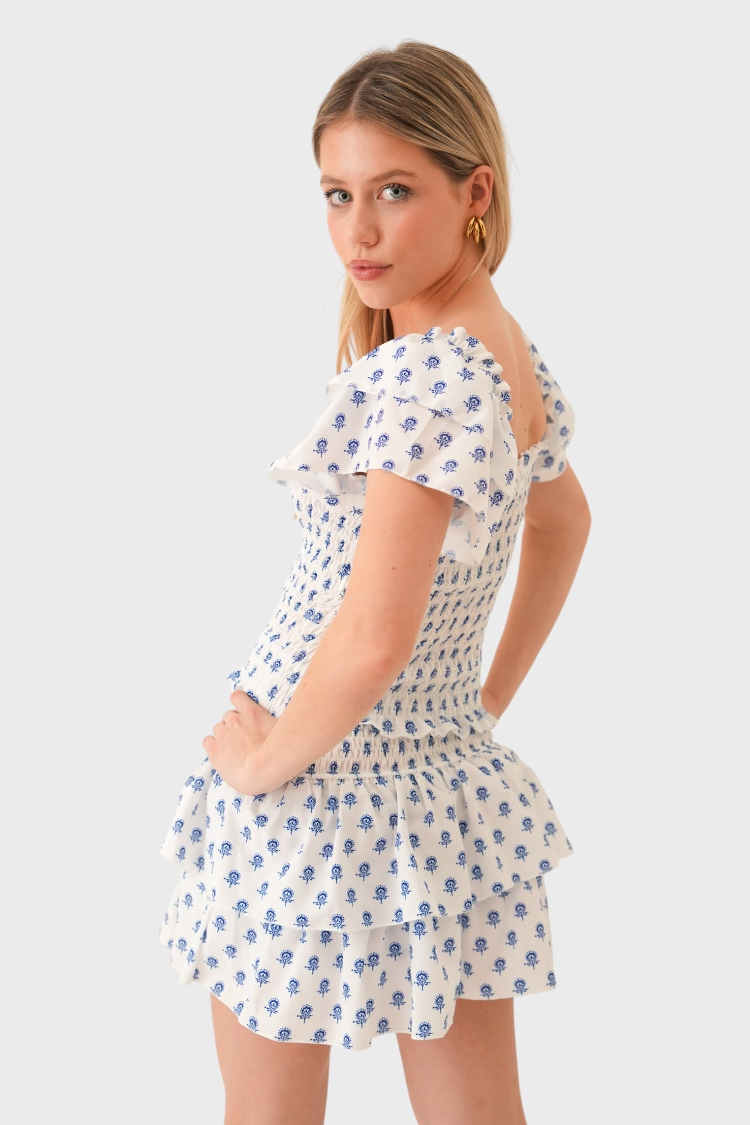 "Porto" ruffle top
