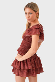"Aruba" ruffle top