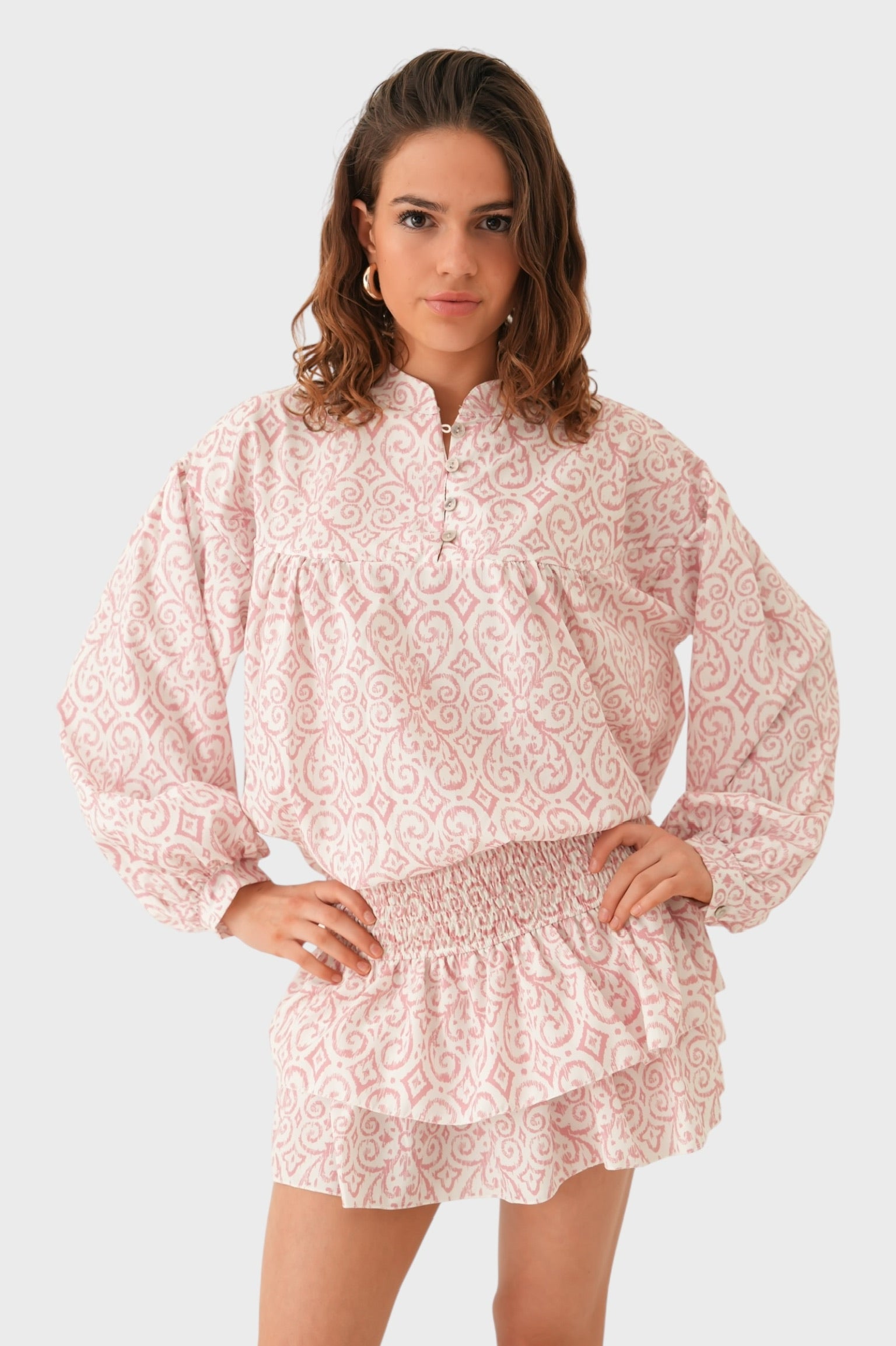 "Florence" blouse pink