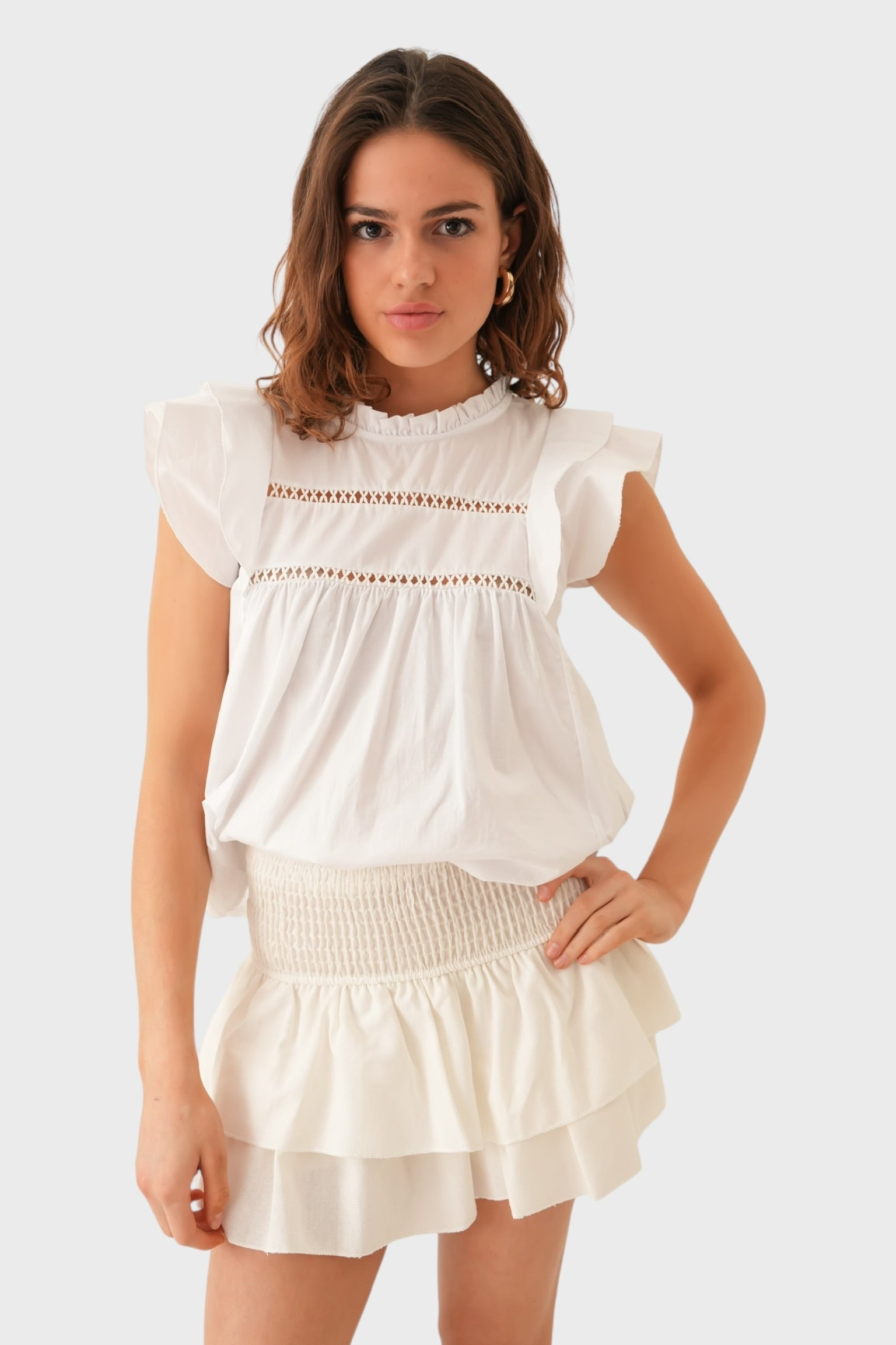 "Falda "Lino