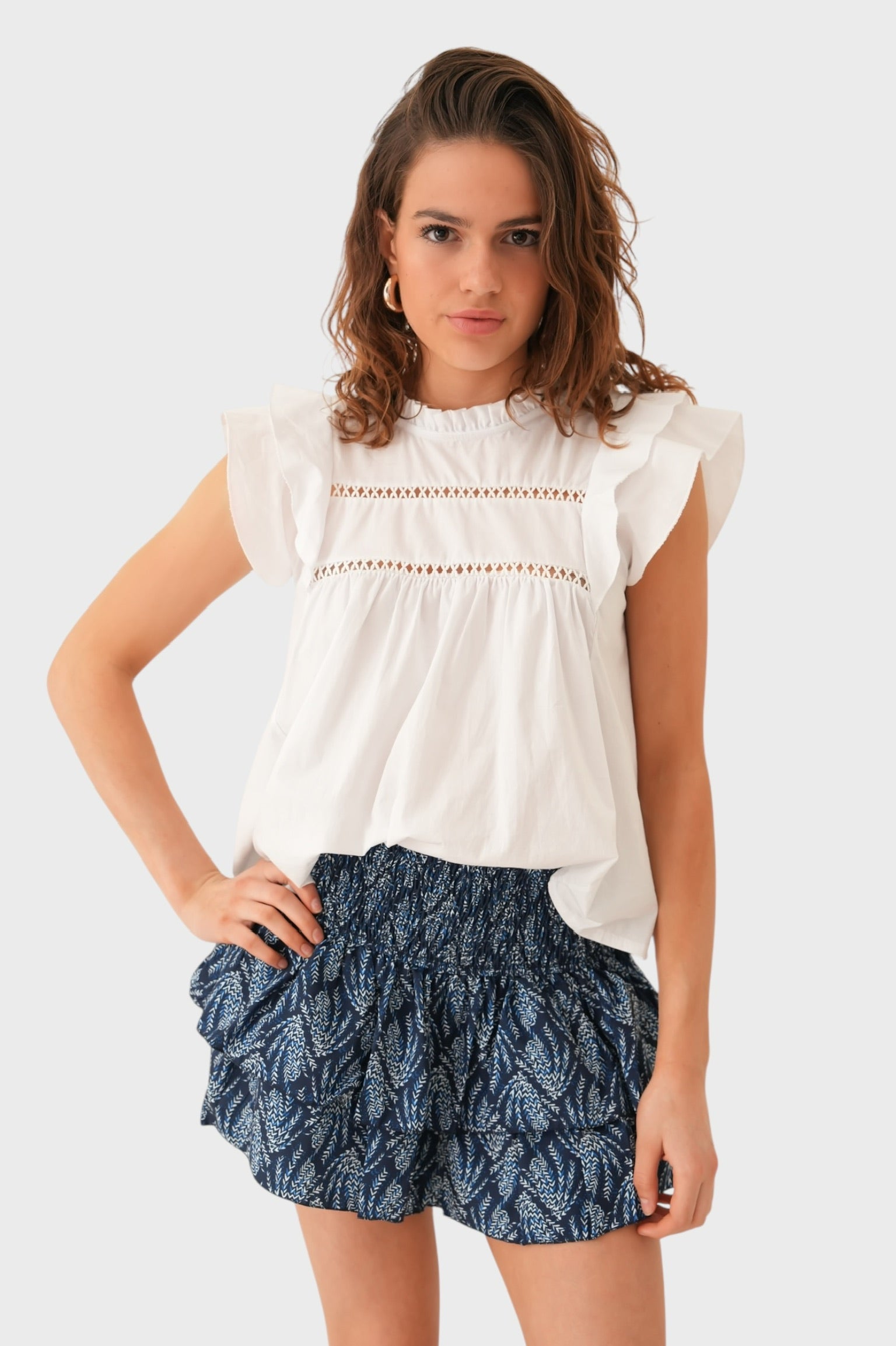 "Mykonos" Skirt Navy