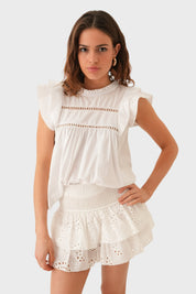 Falda "Daydream" blanca