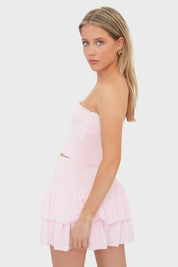 "Capri" tube top light pink