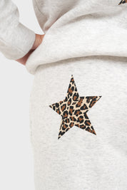 "Relaxed leopard" pants grey