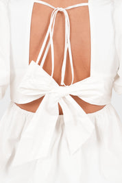 "June" Bluse White