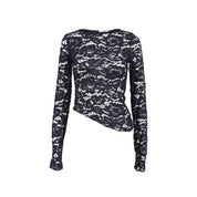 "Ivy" top navy