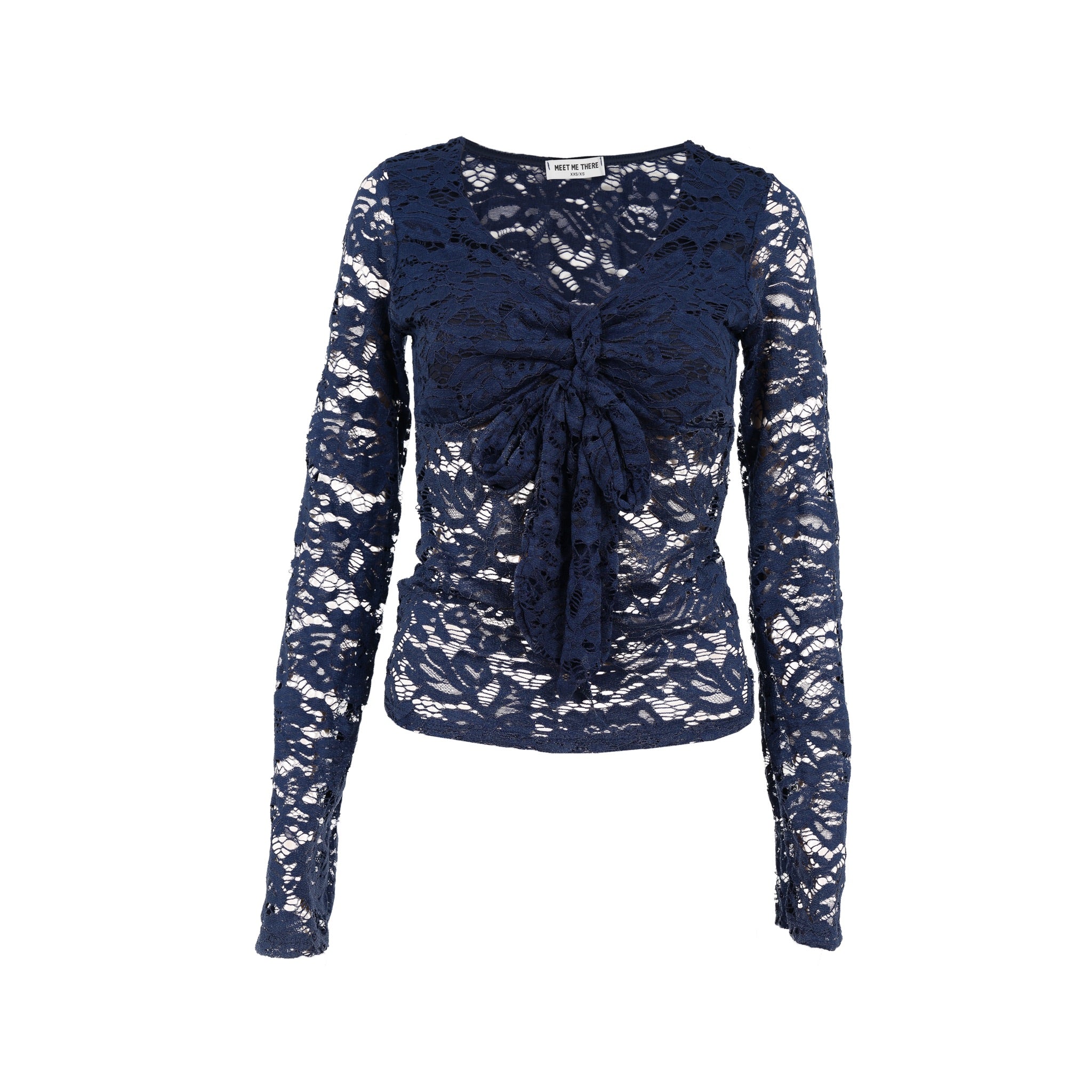 "Olive" top navy