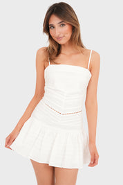 “True lace” robe blanche