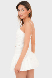 “True lace” robe blanche