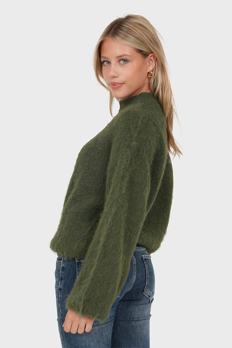 "Ame" sweater khaki