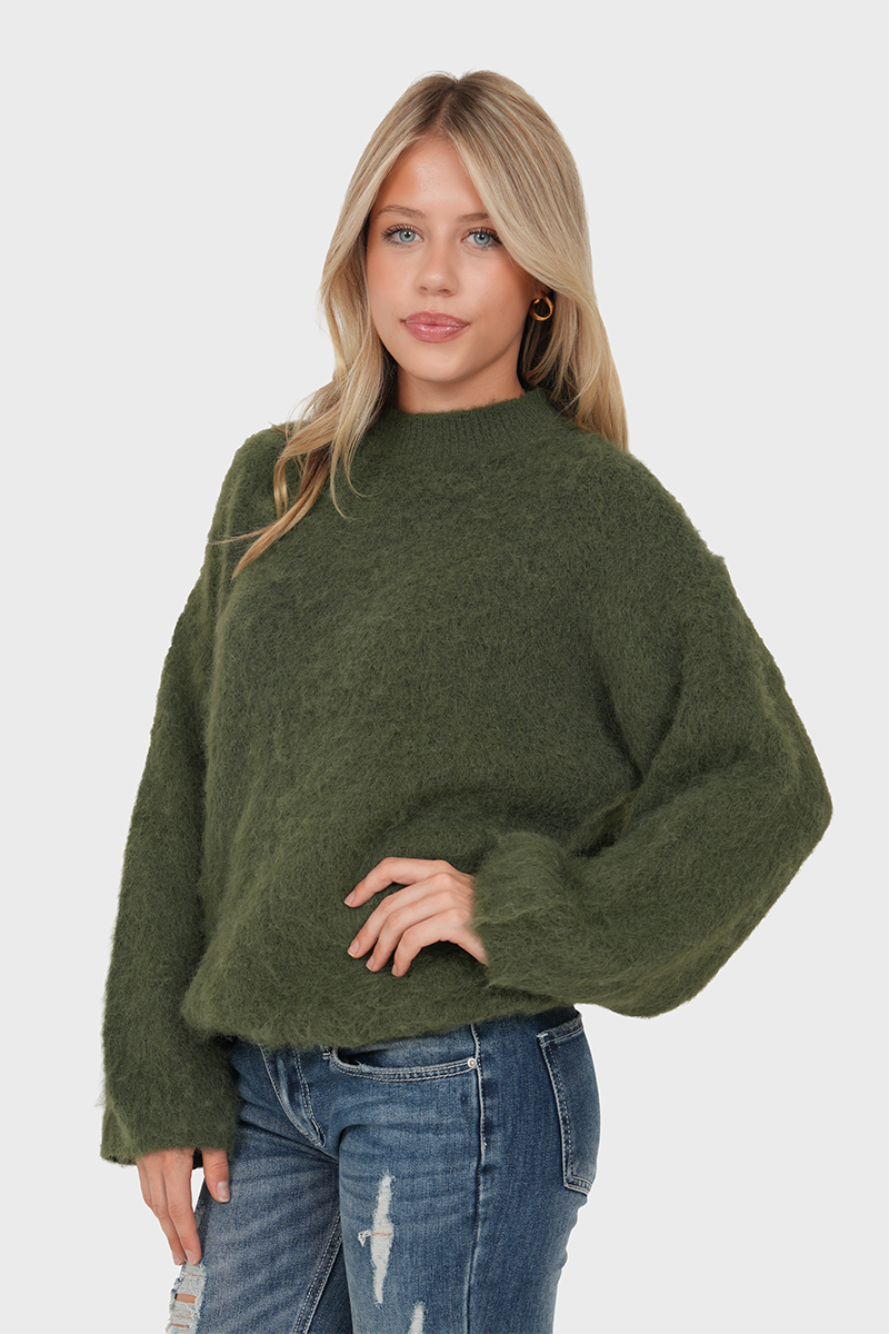 "Ame" sweater khaki