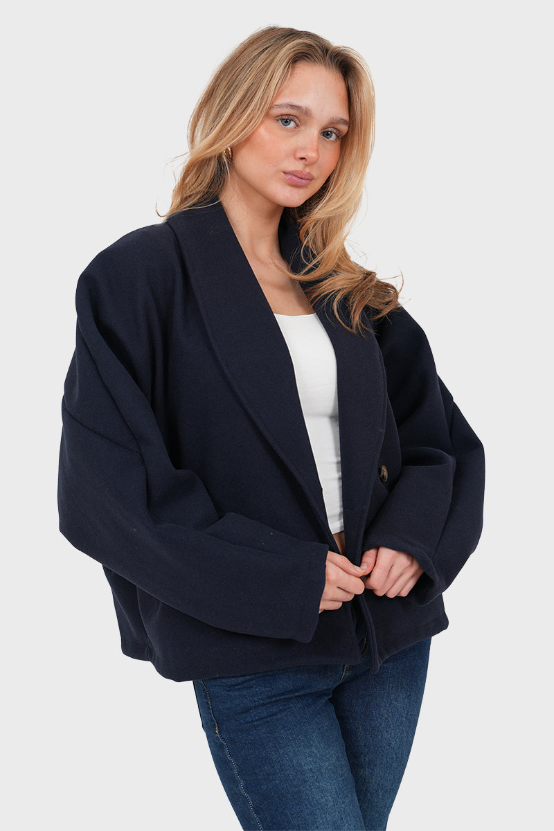 "Anna" navy coat
