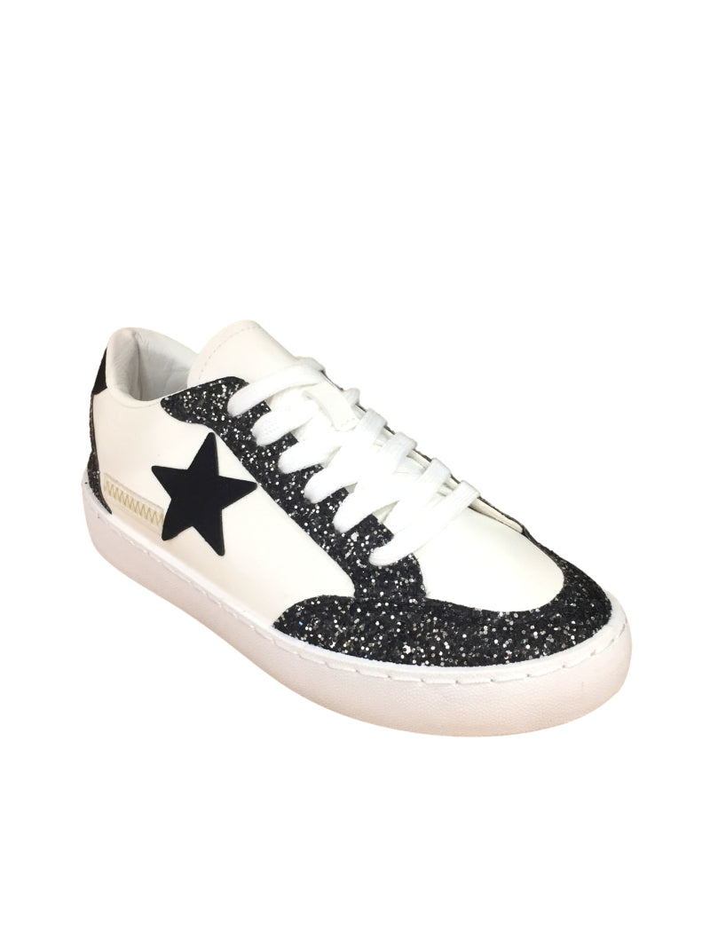 "Glitter star" shoes black