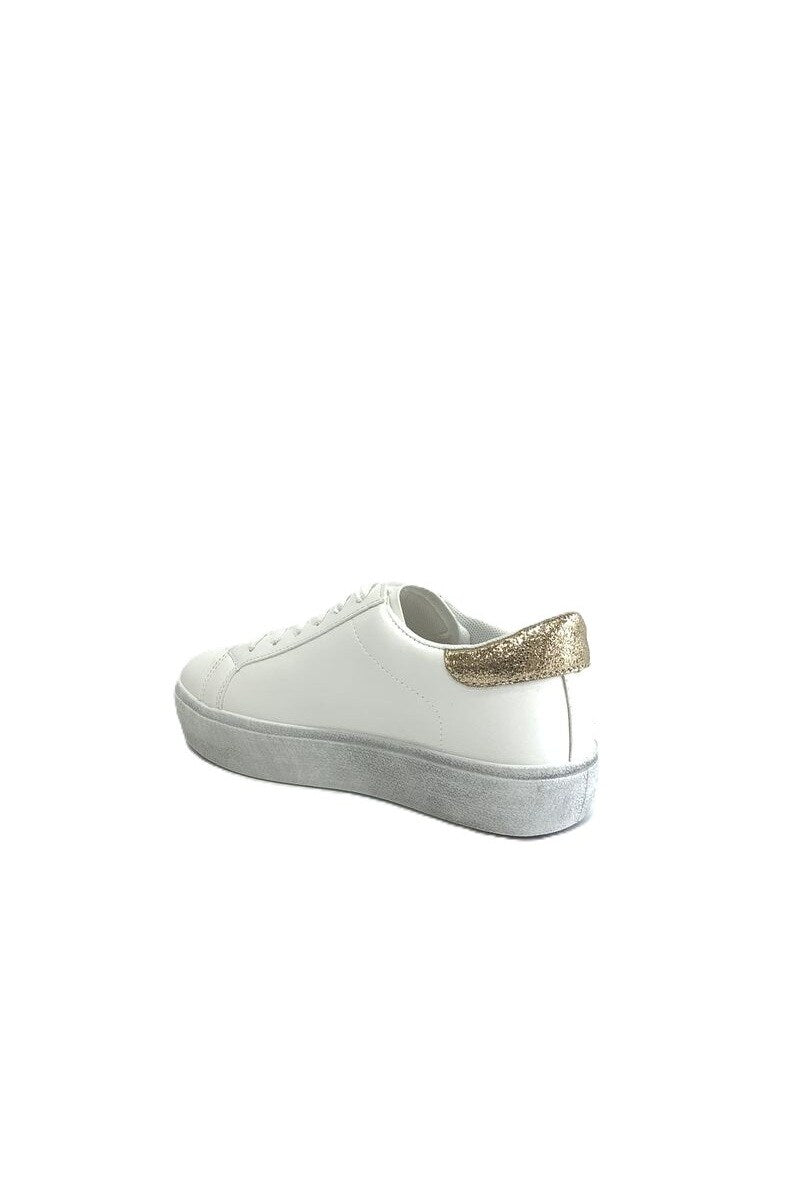 "Starry" shoes gold