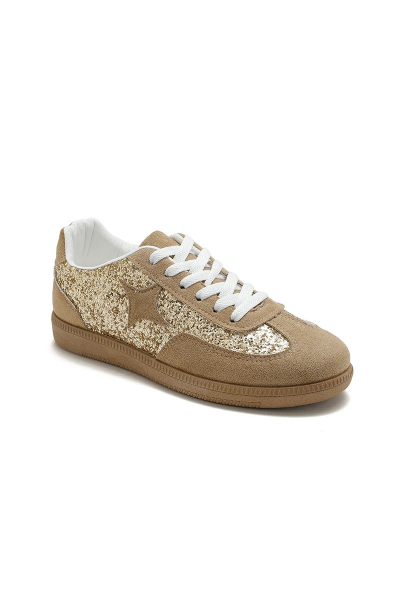 "Glitter" Shoes Gold