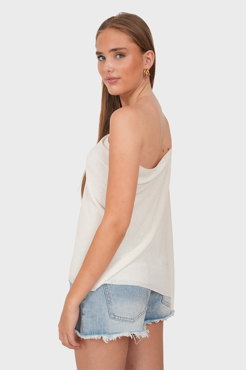 "Brooke" Top Weiß