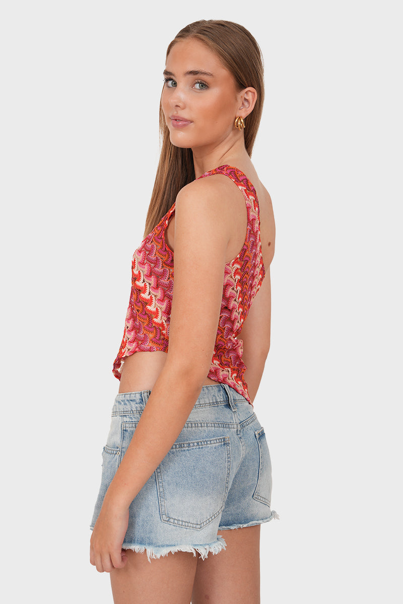 "Lua" Top in Pink